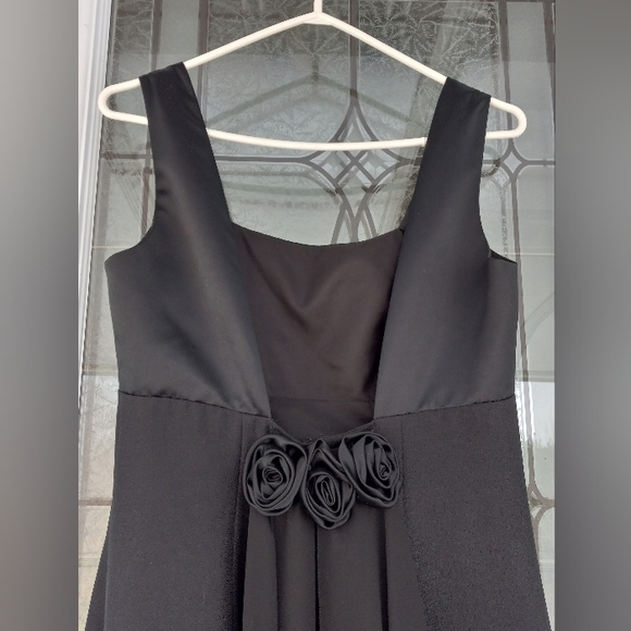 NUMODE Elegant Prom Black Sleeveless Full-Length Dress Size 11/12 Made in Canada - Picture 5 of 10